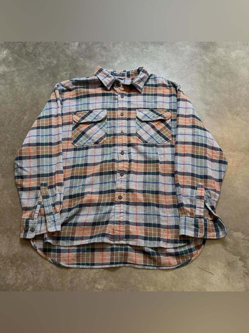 Men’s Pendleton Plaid Burnside Flannel Shirt Sz XL